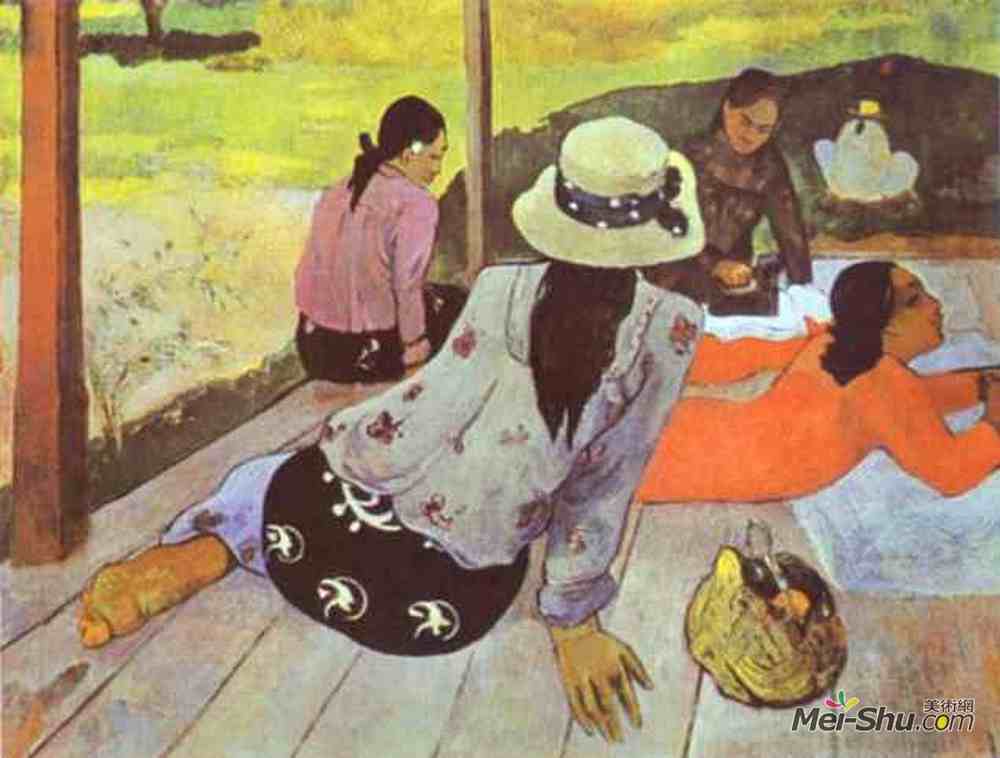 保罗·高更(Paul Gauguin)高清作品《午睡》