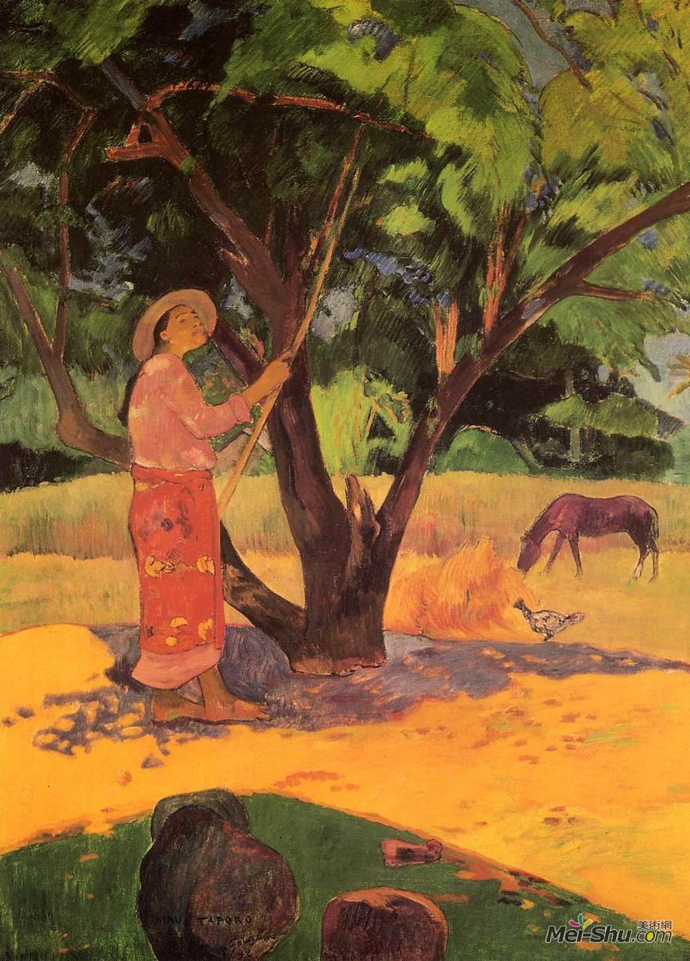 保罗·高更(Paul Gauguin)高清作品《柠檬捡拾器》