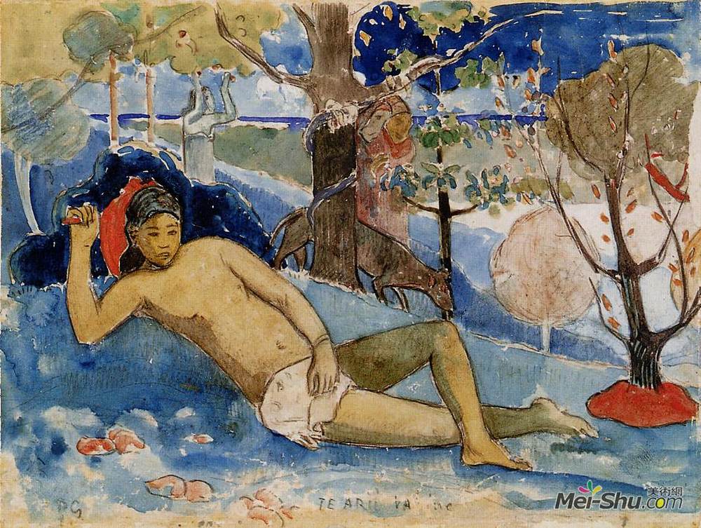 保罗·高更(Paul Gauguin)高清作品《美丽女王》