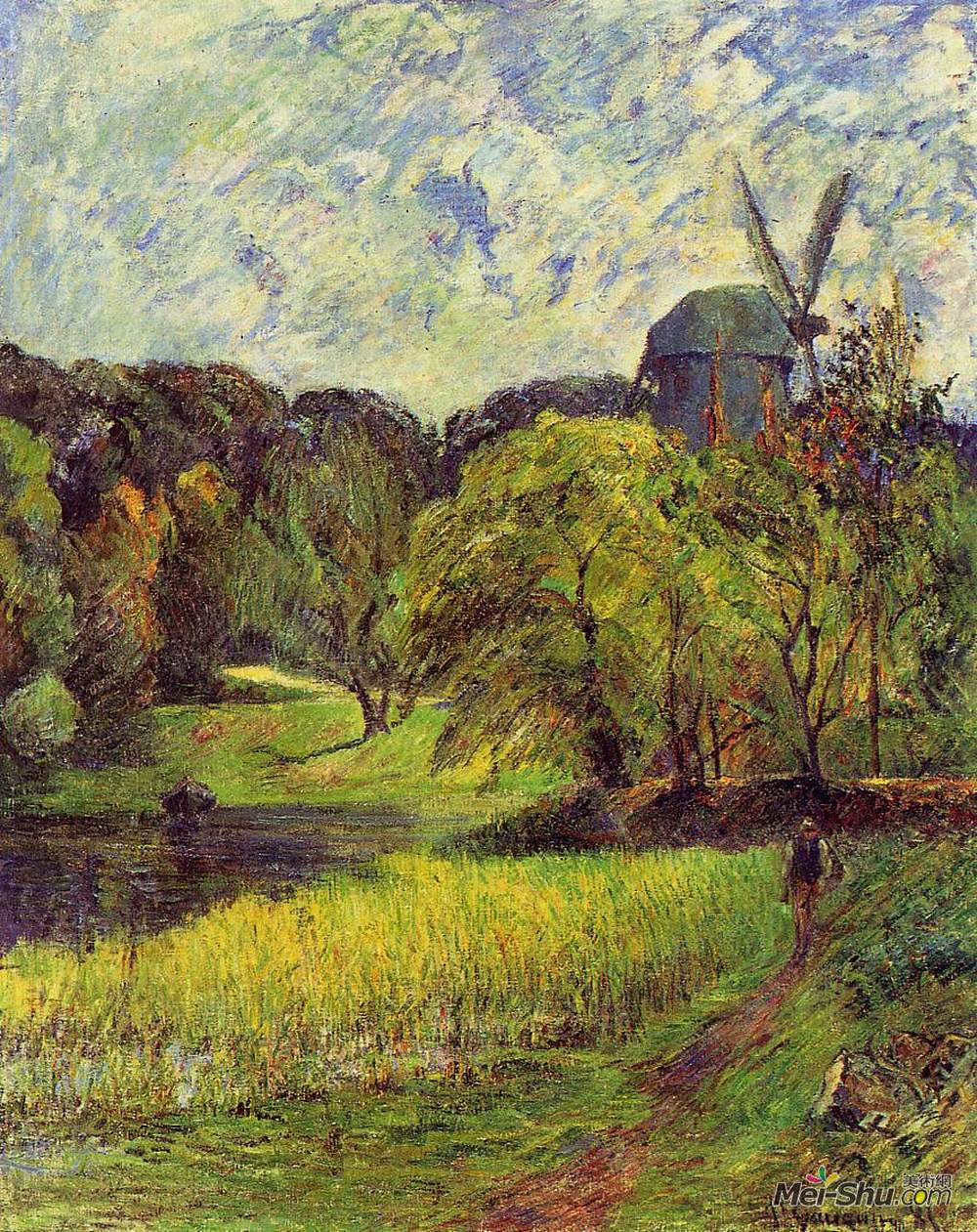 保罗·高更(Paul Gauguin)高清作品《女王磨坊》