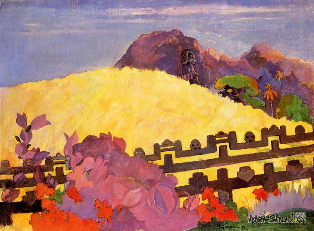 保罗·高更(Paul Gauguin)高清作品《圣山》