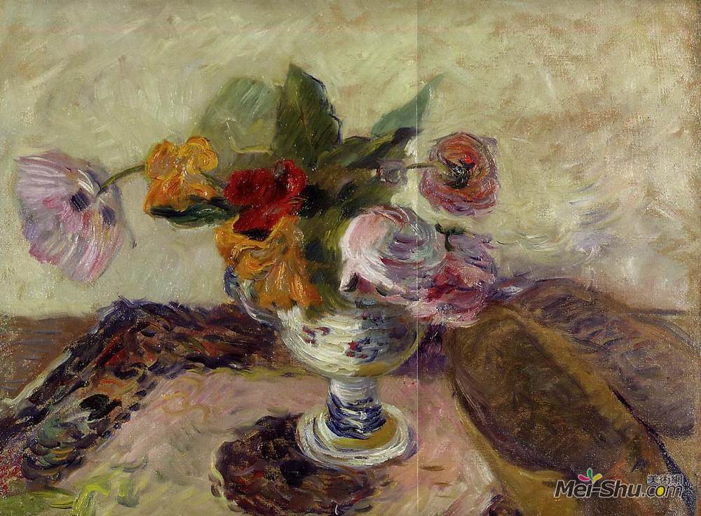 保罗·高更(Paul Gauguin)高清作品《花瓶》