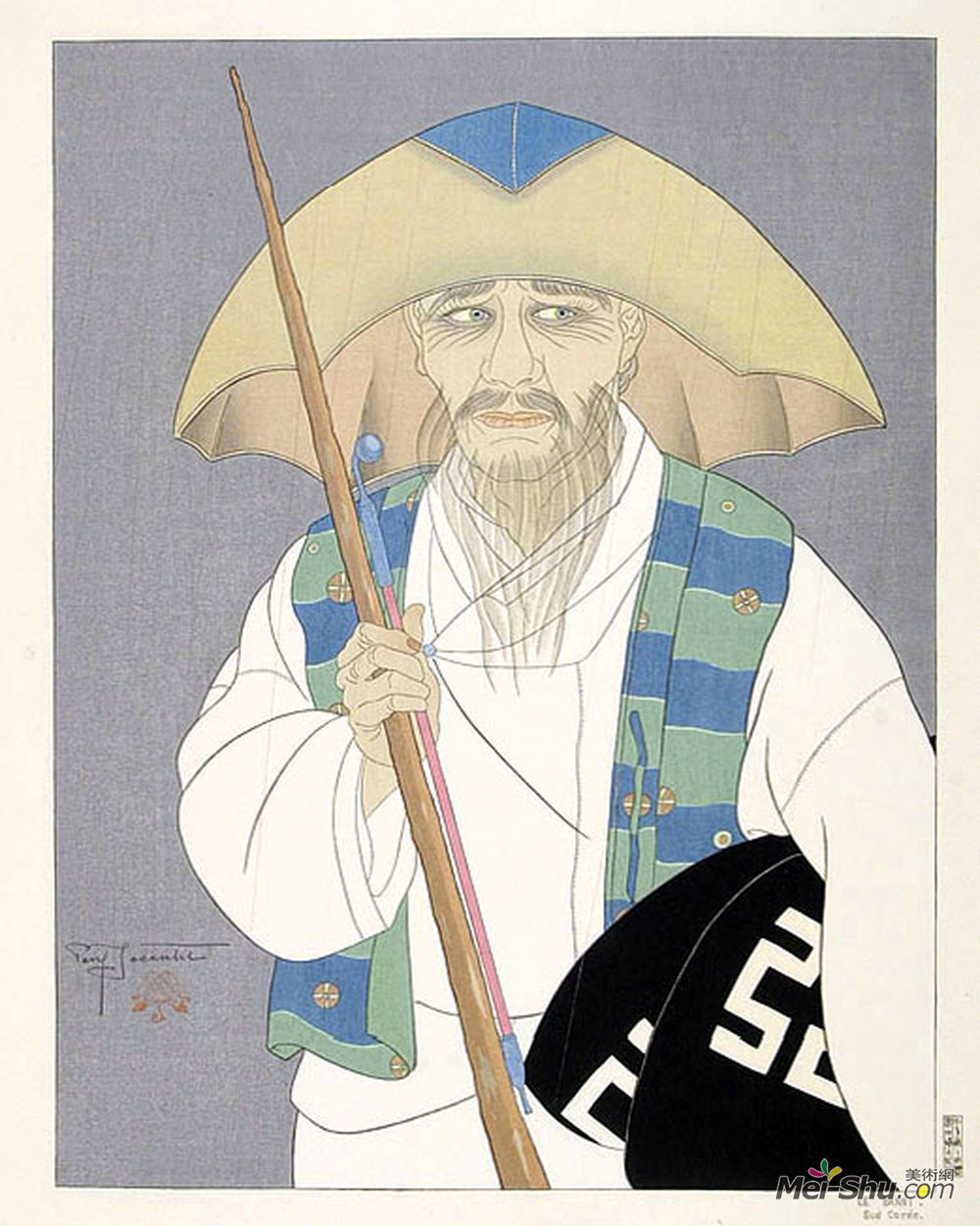 保罗贾克勒(Paul Jacoulet)高清作品《勒班尼。苏德科里》