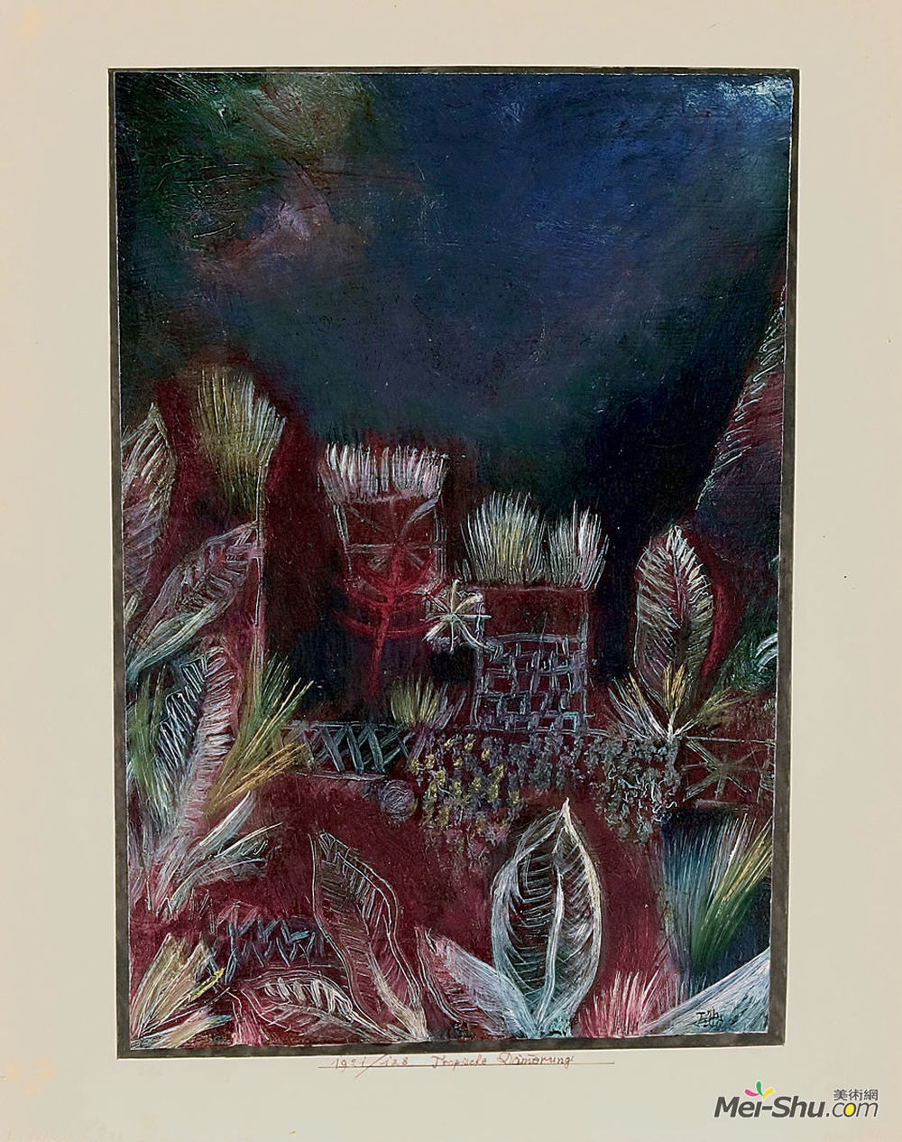 保罗·克利(Paul Klee)高清作品《热带黄昏》