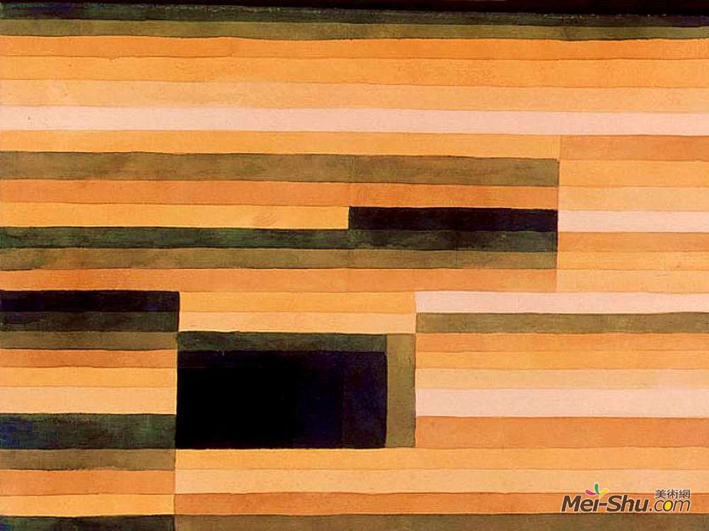 保罗·克利(Paul Klee)高清作品《岩石硐室》