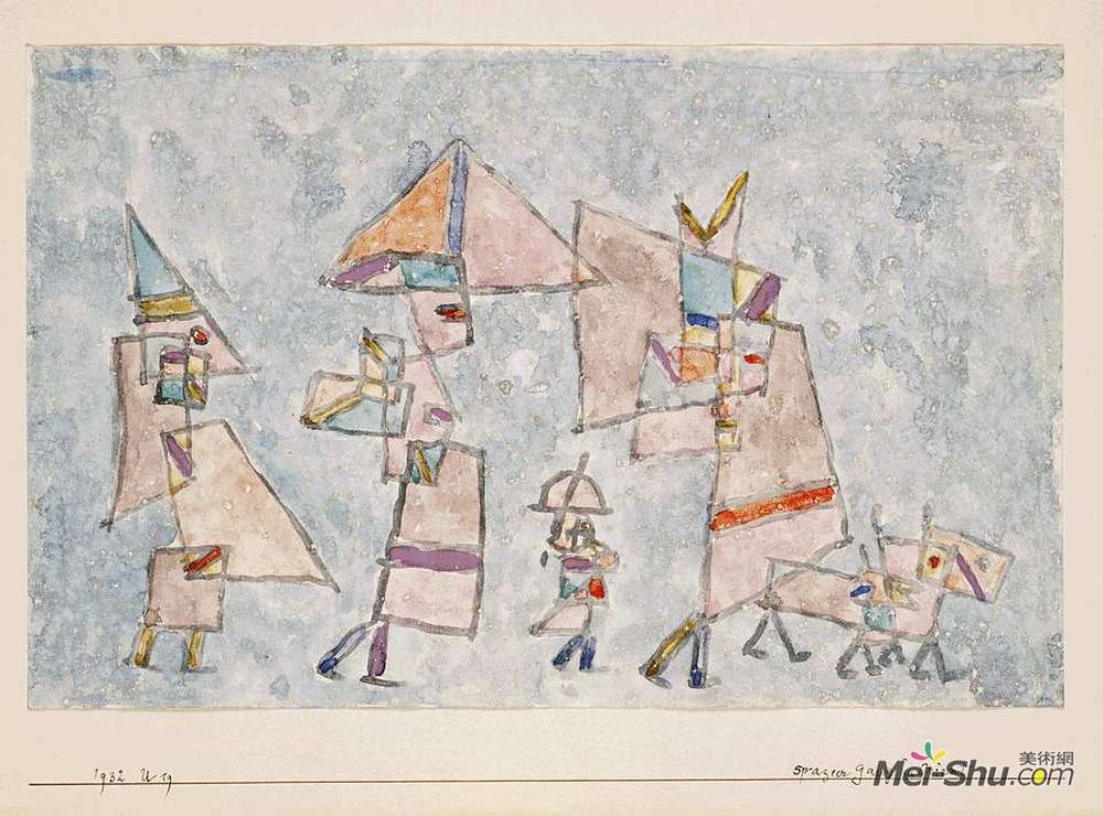 保罗·克利(Paul Klee)高清作品《奥连特长廊》