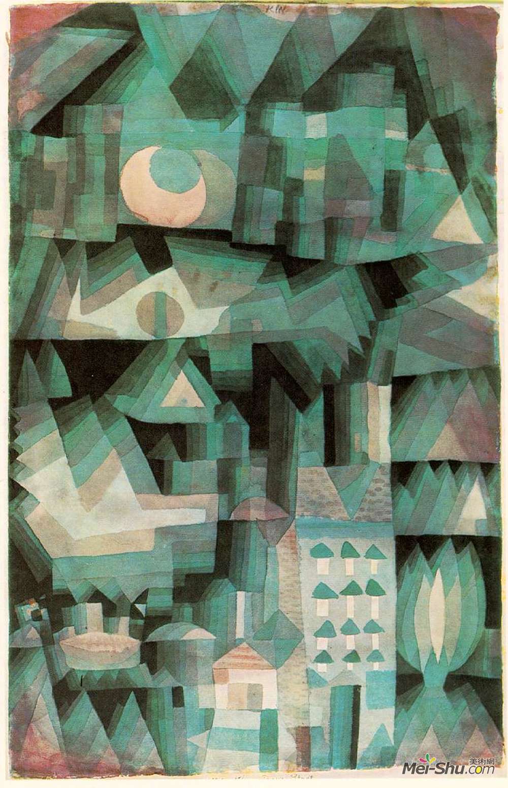 保罗·克利(Paul Klee)高清作品《梦幻城市》