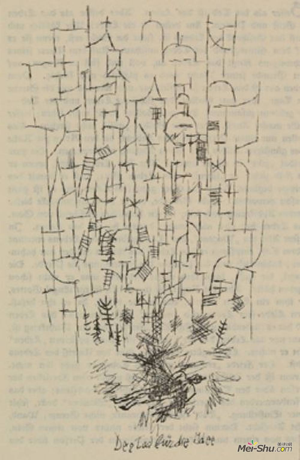 保罗·克利(Paul Klee)高清作品《观念的死亡》