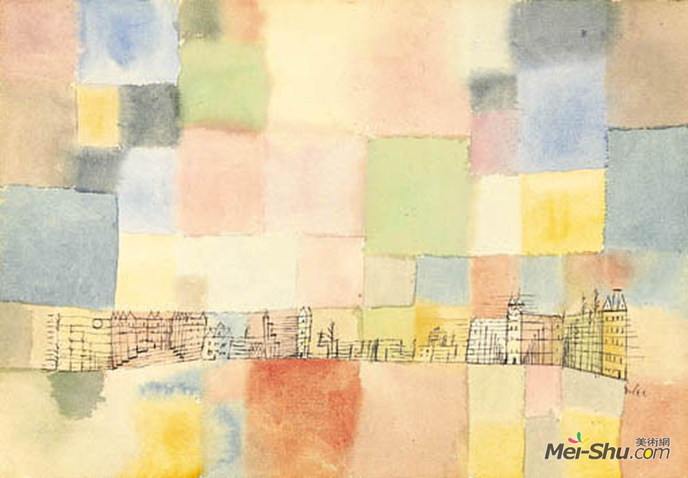 保罗·克利(Paul Klee)高清作品《诺伊尔·斯塔特泰尔》