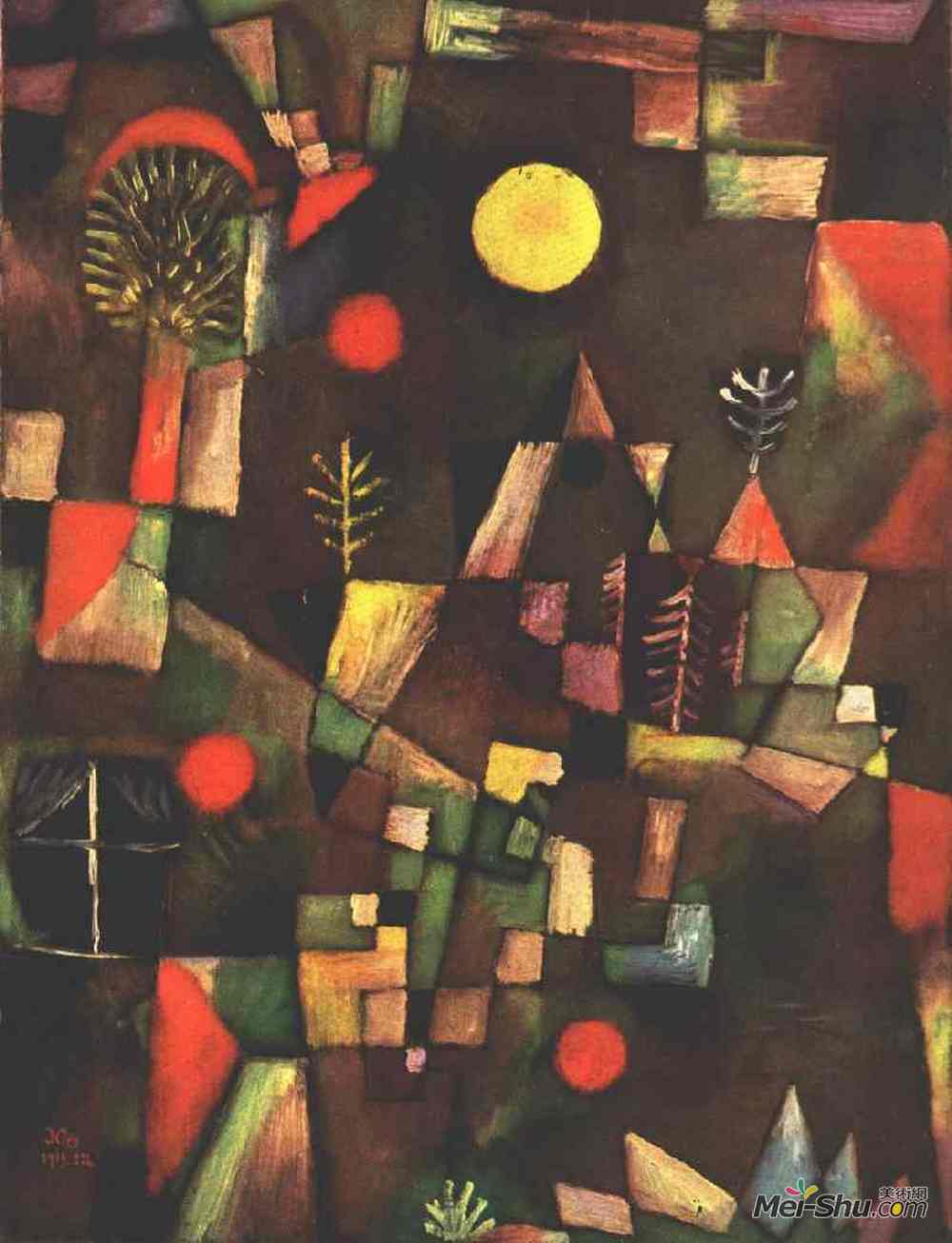 保罗·克利(Paul Klee)高清作品《满月》