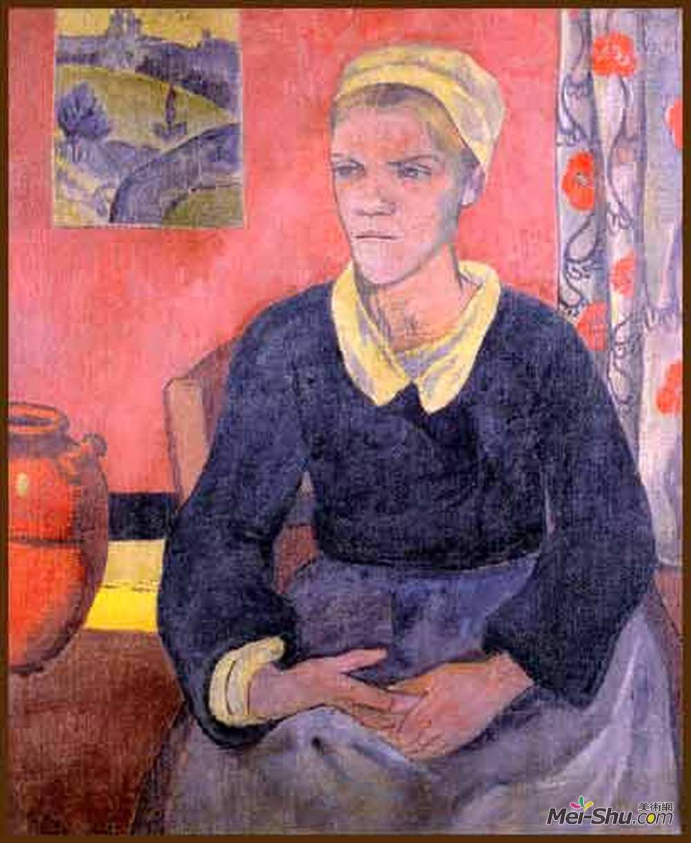 保罗·塞律西埃(Paul Serusier)高清作品《路易丝（布列塔尼仆人）》