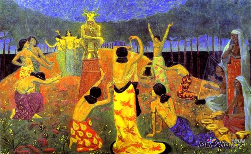 保罗·塞律西埃(Paul Serusier)高清作品《佩利希姆的女儿》
