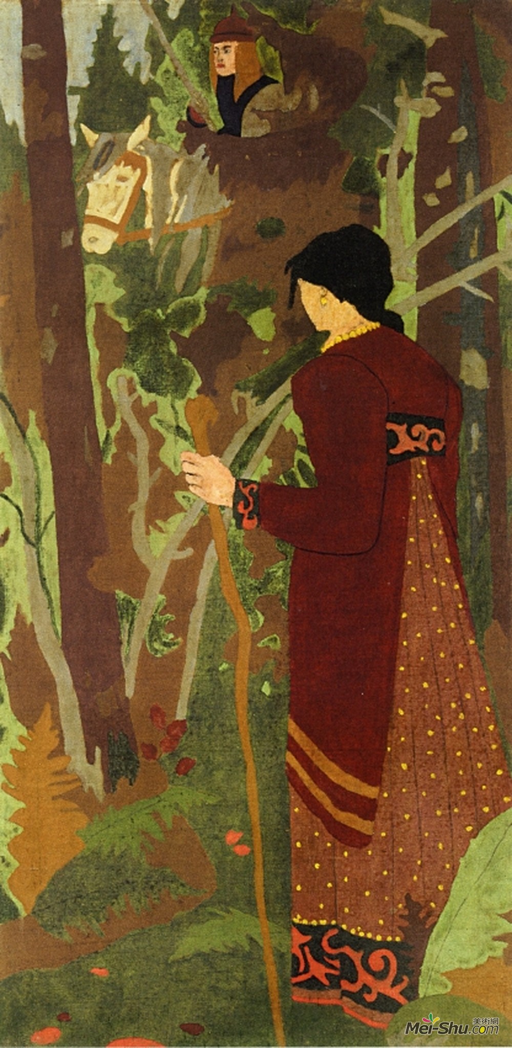 保罗·塞律西埃(Paul Serusier)高清作品《仙女与骑士》