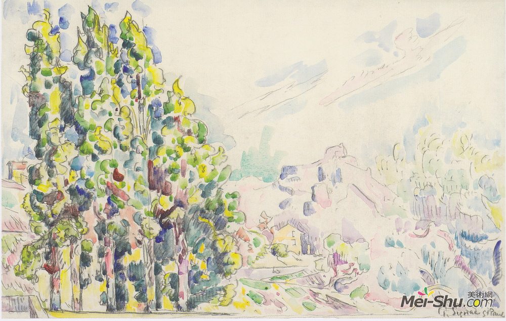 保罗·西涅克(Paul Signac)高清作品《圣保罗》