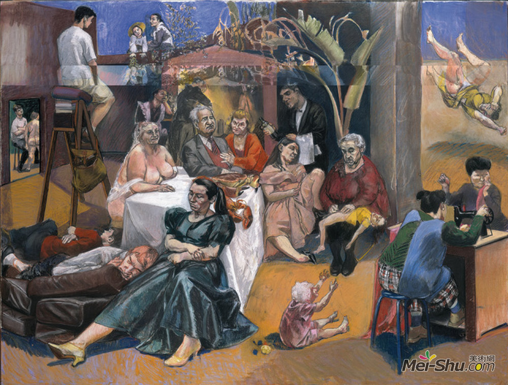 保拉·雷戈(Paula Rego)高清作品《Celestina's House》