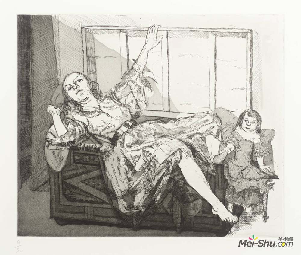 保拉·雷戈(Paula Rego)高清作品《飞蛾》