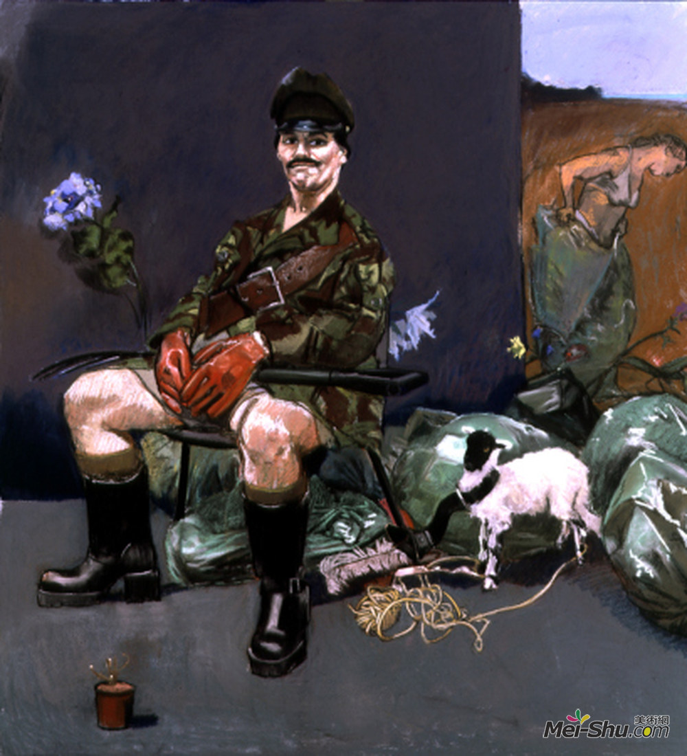 保拉·雷戈(Paula Rego)高清作品《审讯者的花园》