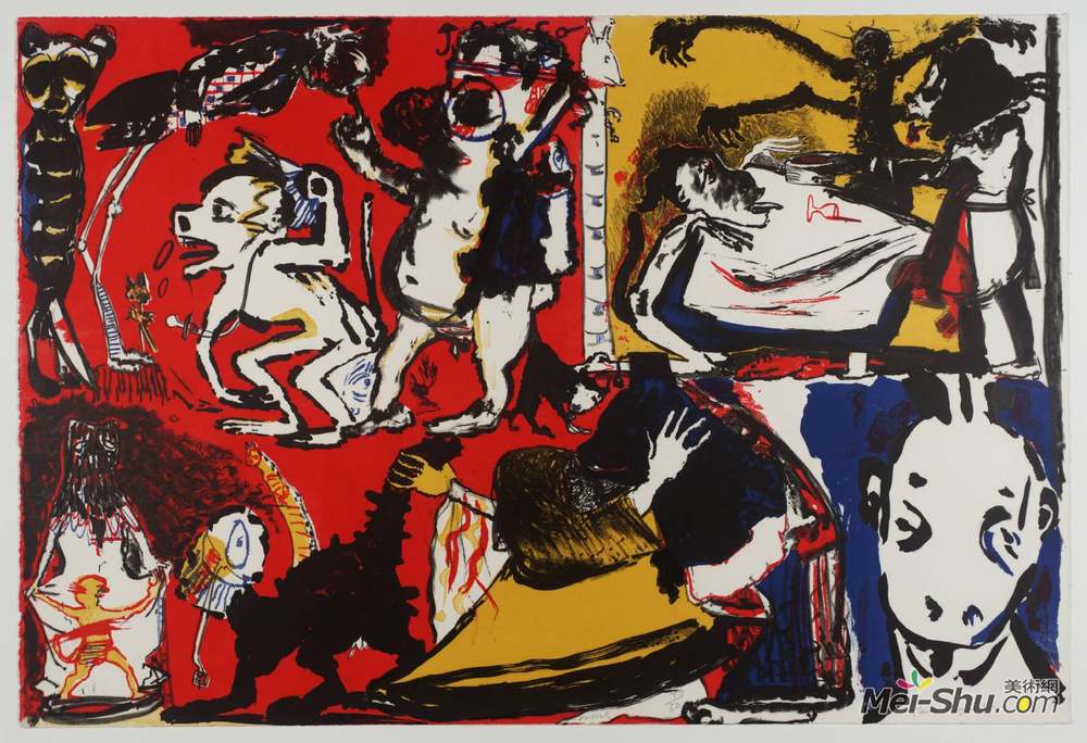 保拉·雷戈(Paula Rego)高清作品《教训》