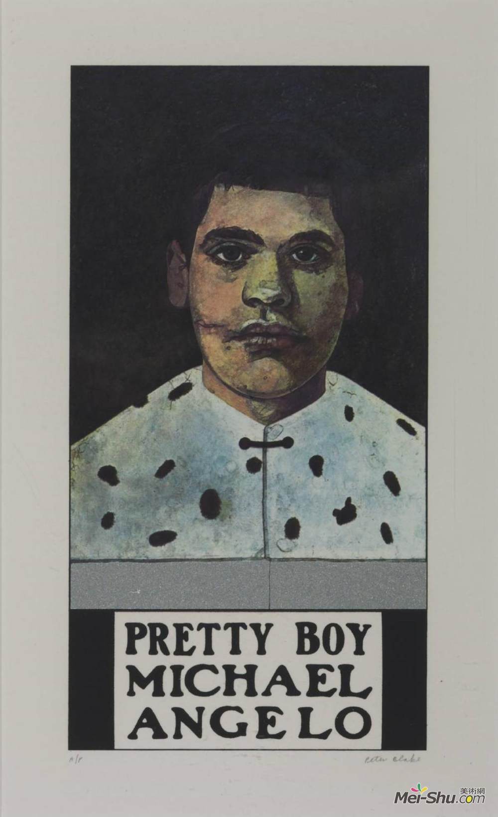 彼得·布莱克(Peter Blake)高清作品《米开朗基罗的漂亮男孩》