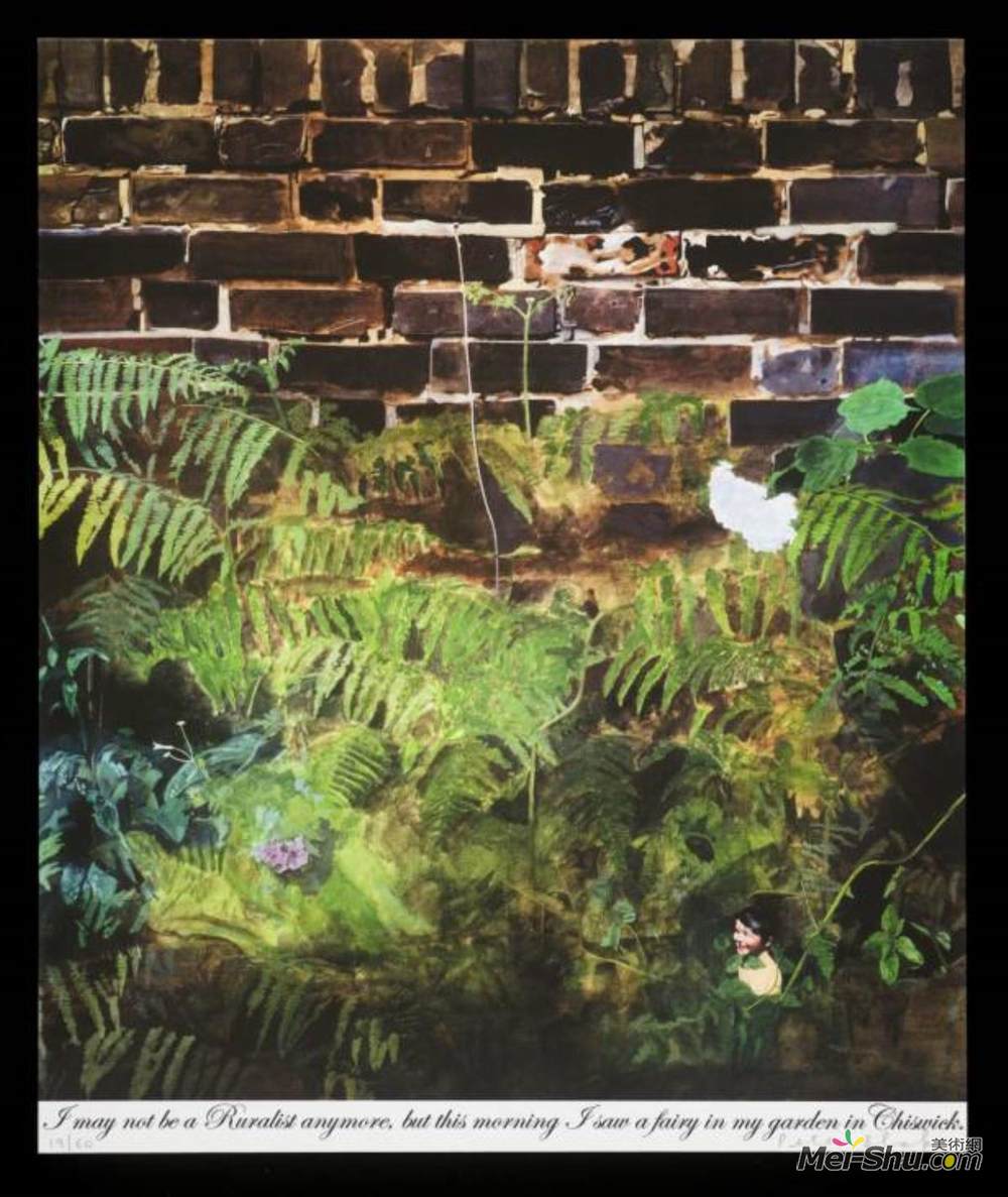 彼得·布莱克(Peter Blake)高清作品《I may not be a Ruralist anymore, but this morning I saw a fa》