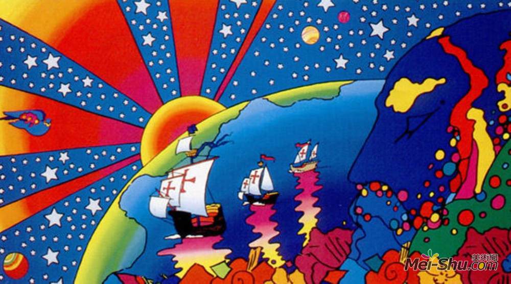 彼得·马克斯(Peter Max)高清作品《发现》