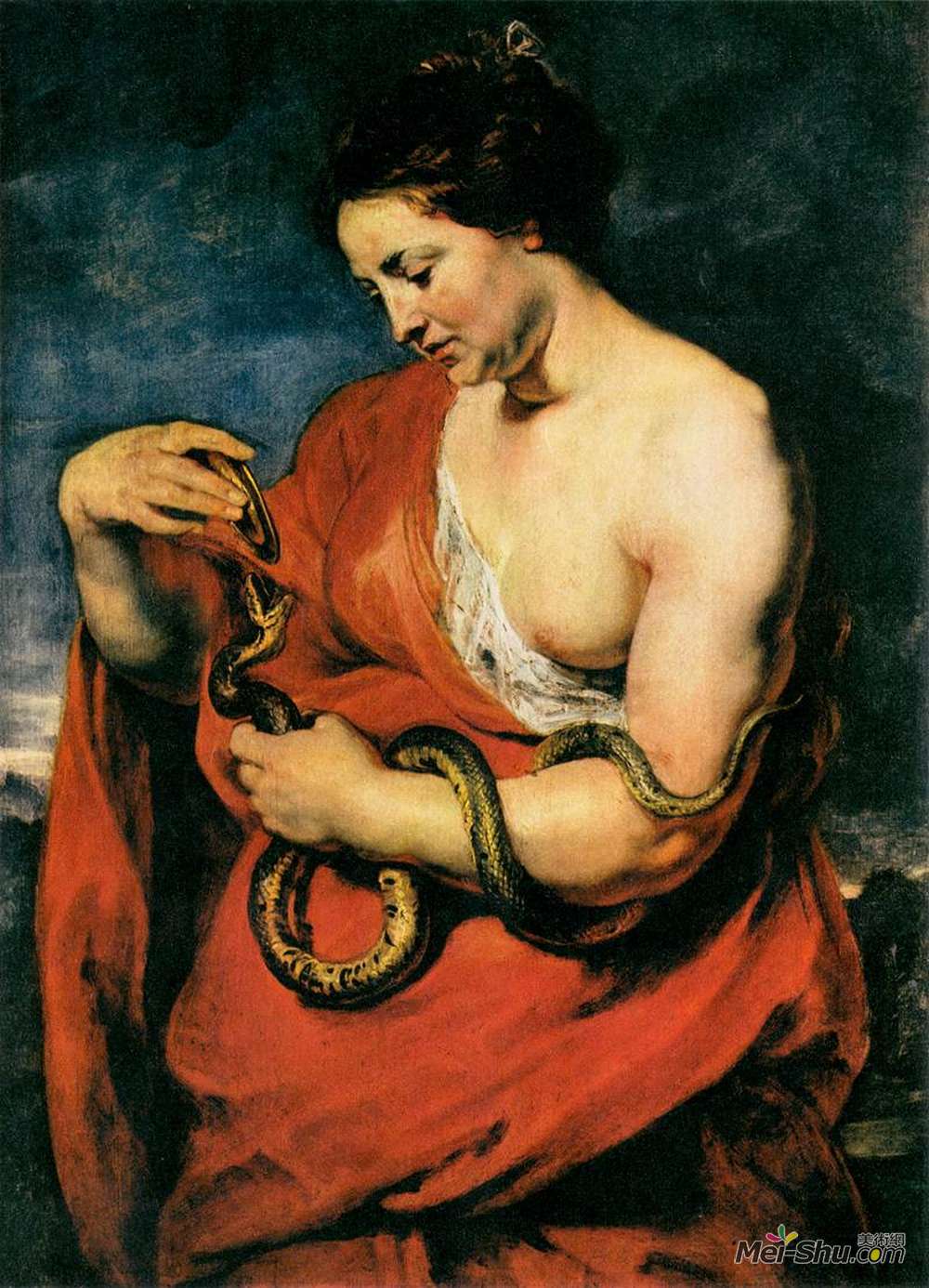 彼得·保罗·鲁本斯(Peter Paul Rubens)高清作品《Hygeia，健康女神》