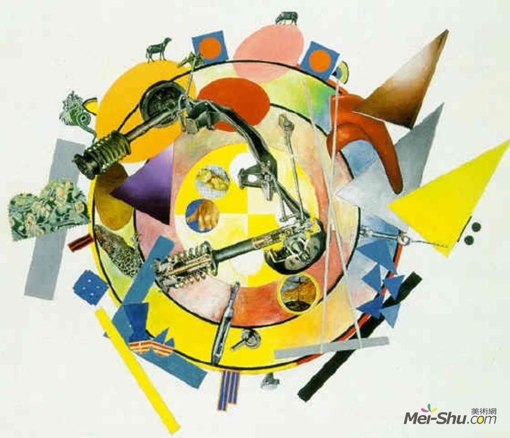 彼得·菲利普斯(Peter Phillips)高清作品《构图研究》