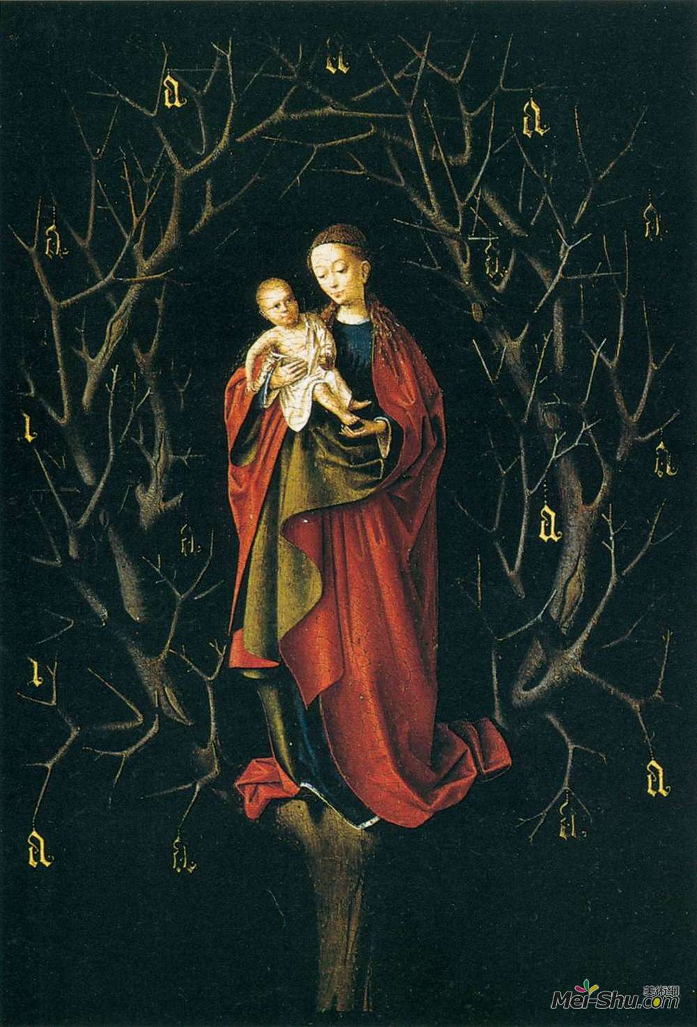 佩特鲁斯·克里斯图斯(Petrus Christus)高清作品《干树之女》