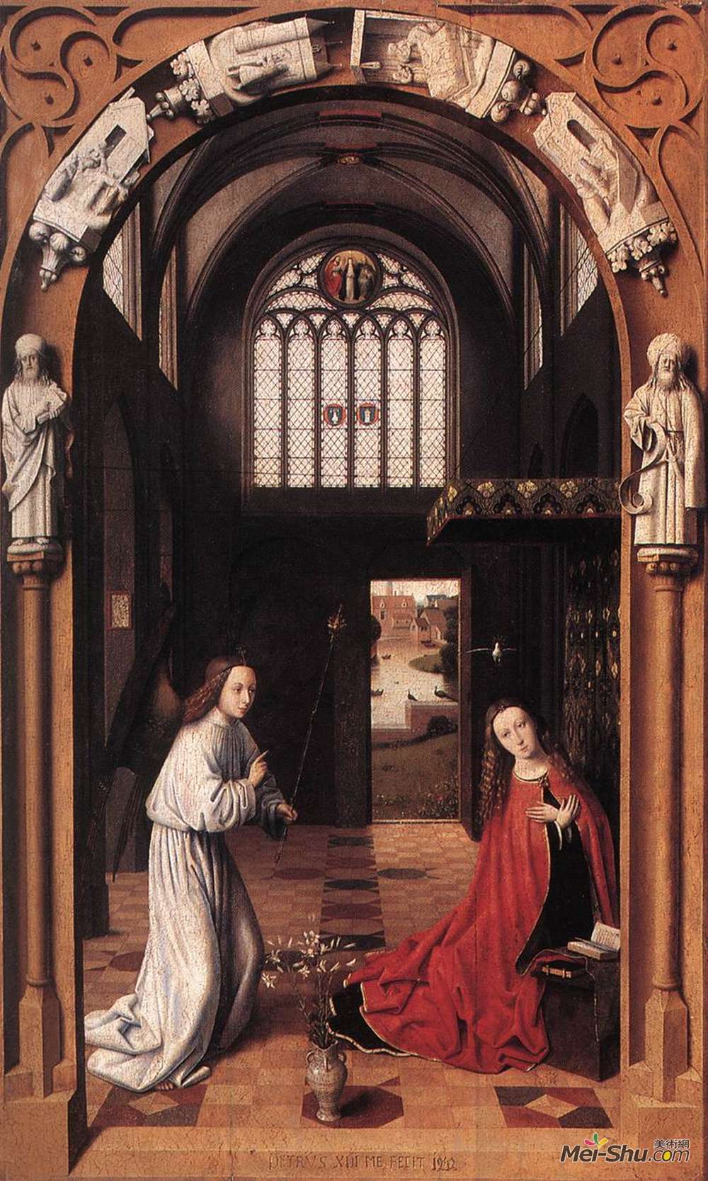 佩特鲁斯·克里斯图斯(Petrus Christus)高清作品《报喜》