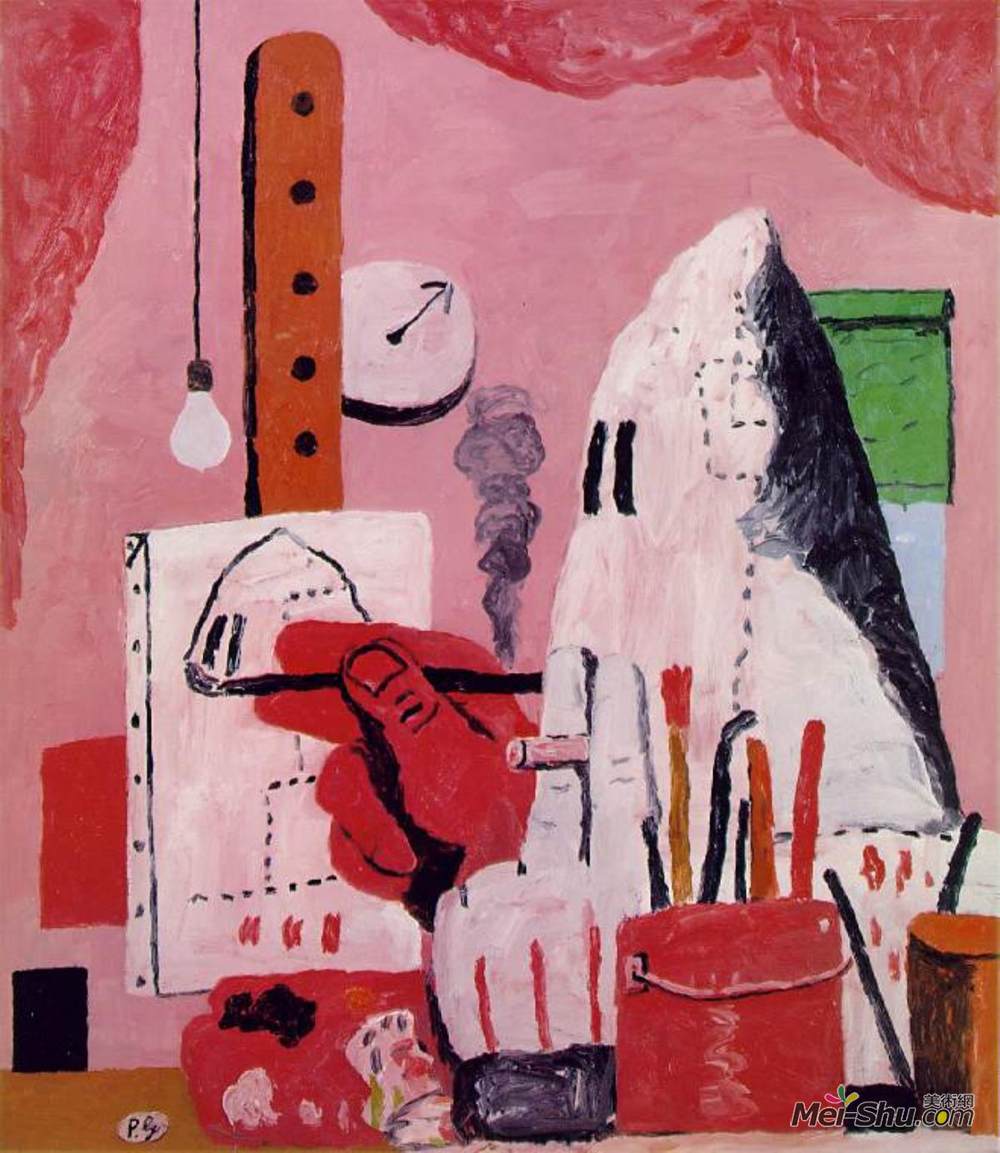 菲利普·加斯顿(Philip Guston)高清作品《演播室》