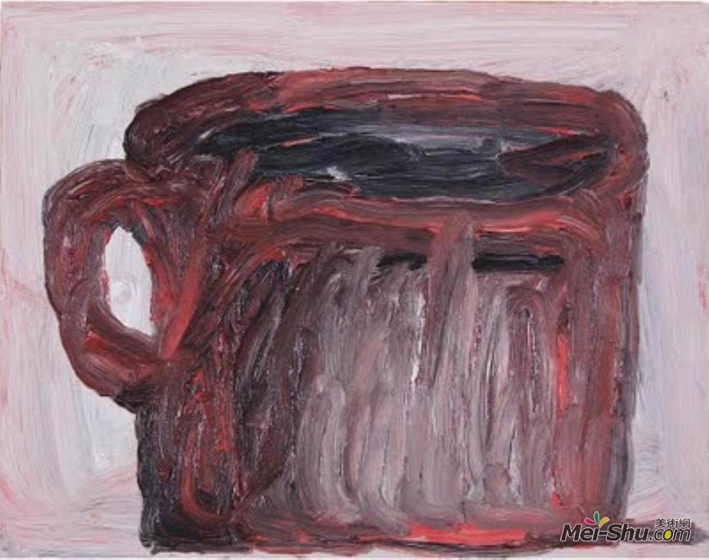 菲利普·加斯顿(Philip Guston)高清作品《无题（杯）》