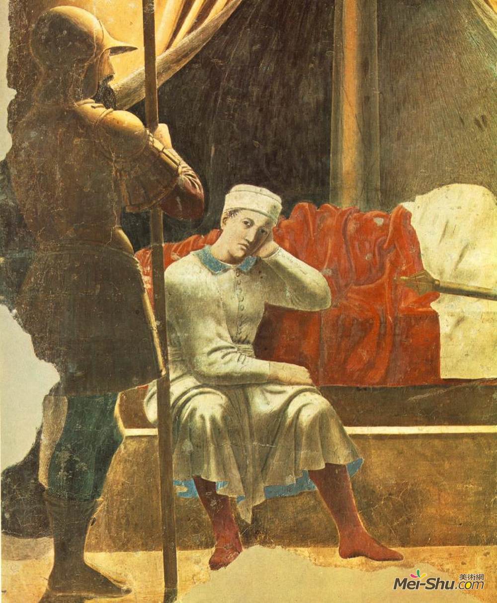 皮耶罗·德拉·弗朗西斯卡(Piero della Francesca)高清作品《视觉的康斯坦丁（详细）》