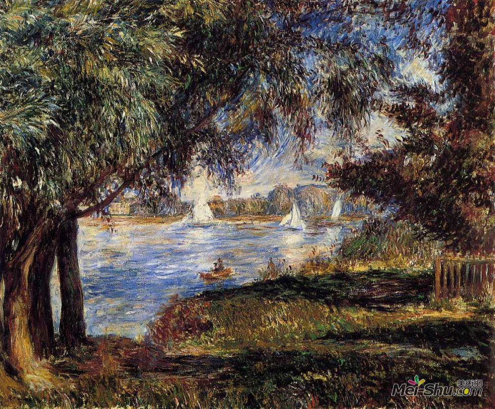 皮耶尔·奥古斯特·雷诺阿(Pierre-Auguste Renoir)高清作品《布吉瓦尔》