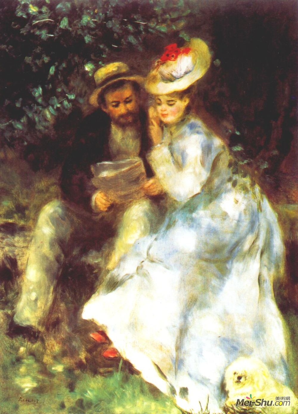 皮耶尔·奥古斯特·雷诺阿(Pierre-Auguste Renoir)高清作品《自信》