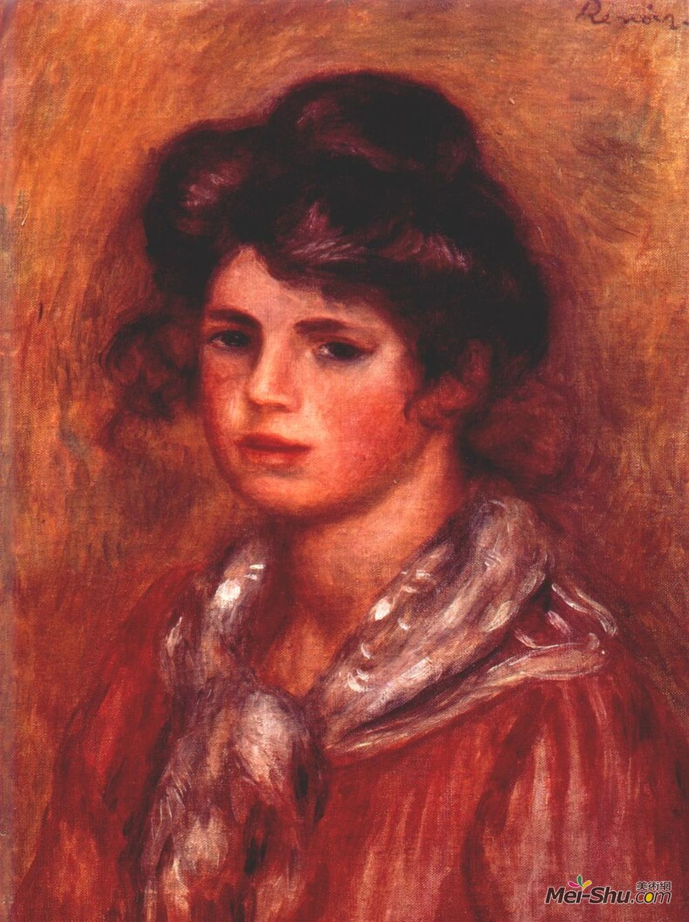 皮耶尔·奥古斯特·雷诺阿(Pierre-Auguste Renoir)高清作品《加布里埃》