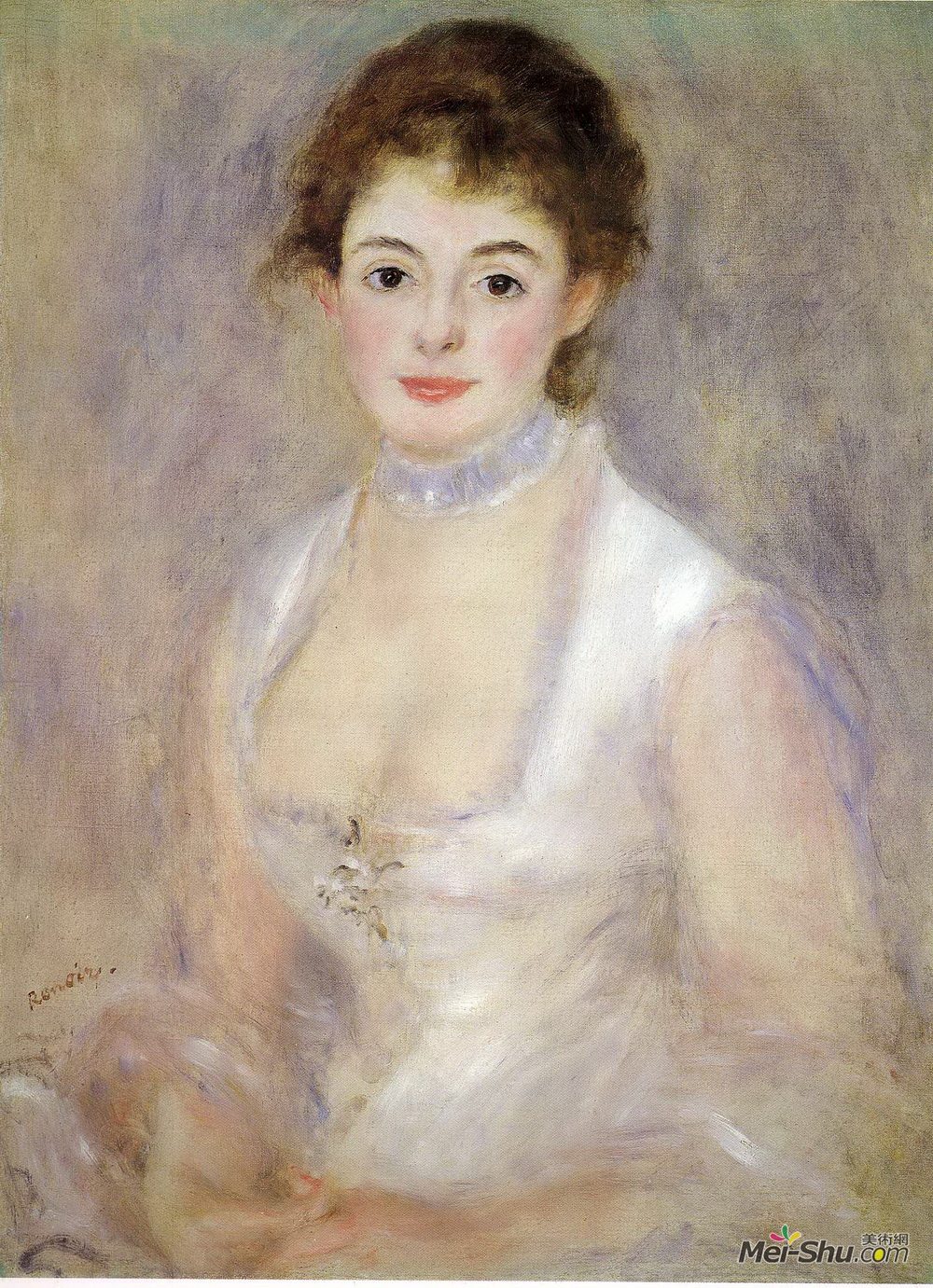 皮耶尔·奥古斯特·雷诺阿(Pierre-Auguste Renoir)高清作品《亨利特夫人》