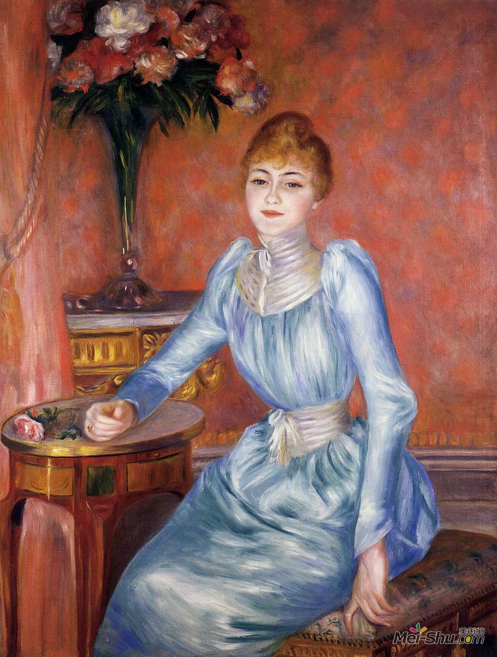 皮耶尔·奥古斯特·雷诺阿(Pierre-Auguste Renoir)高清作品《Madame Robert de Bonnieres》