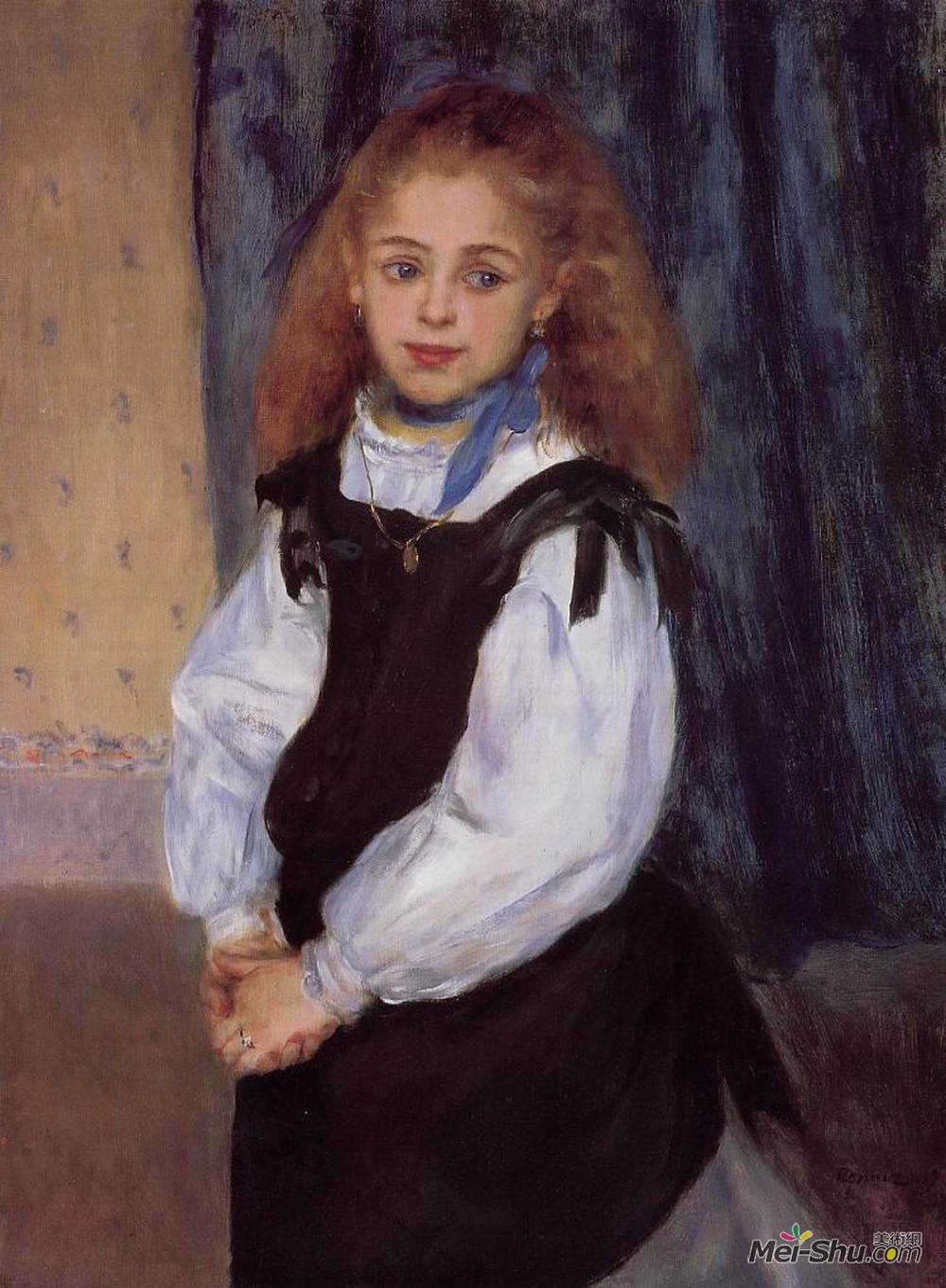pierre auguste renoir,pierre auguste cot 《莱格朗小姐》皮耶尔·奥古斯特·雷诺阿(pierre-auguste renoir)