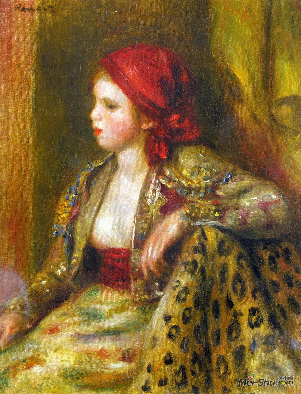皮耶尔·奥古斯特·雷诺阿(Pierre-Auguste Renoir)高清作品《象牙》