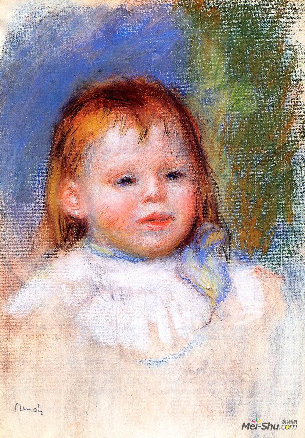 皮耶尔·奥古斯特·雷诺阿(Pierre-Auguste Renoir)高清作品《让·雷诺阿画像》