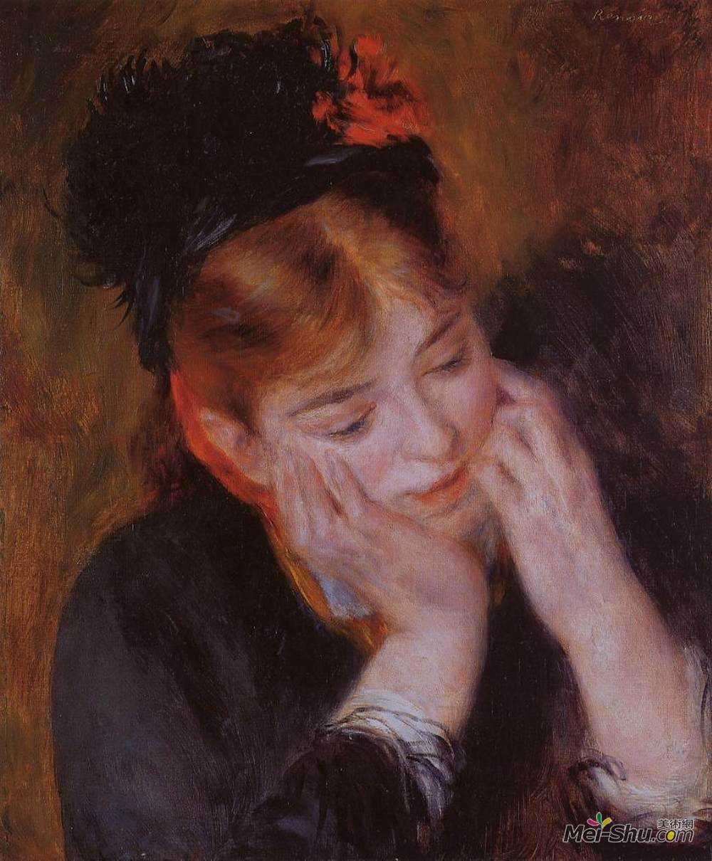 皮耶尔·奥古斯特·雷诺阿(Pierre-Auguste Renoir)高清作品《反射》