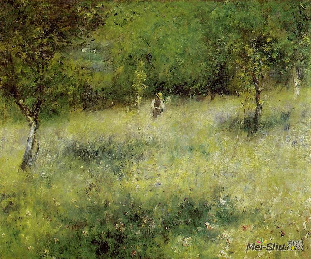 皮耶尔·奥古斯特·雷诺阿(Pierre-Auguste Renoir)高清作品《Spring at Catou》