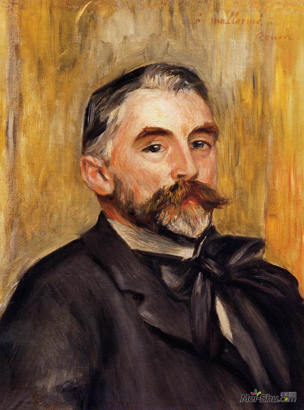 皮耶尔·奥古斯特·雷诺阿(Pierre-Auguste Renoir)高清作品《斯特凡娜·马拉美》