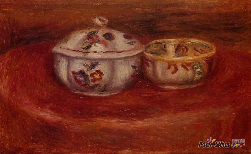 皮耶尔·奥古斯特·雷诺阿(Pierre-Auguste Renoir)高清作品《糖钵钵碗》
