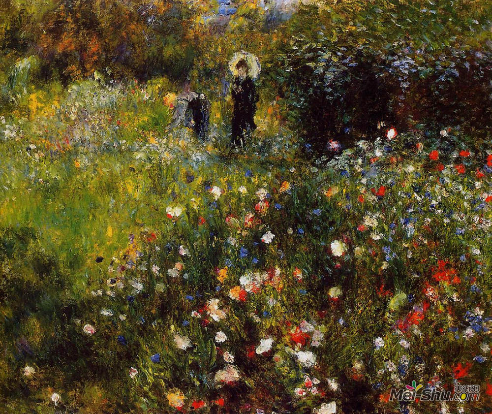 皮耶尔·奥古斯特·雷诺阿(Pierre-Auguste Renoir)高清作品《夏日景观》