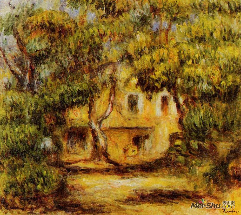 皮耶尔·奥古斯特·雷诺阿(Pierre-Auguste Renoir)高清作品《科莱特农场》