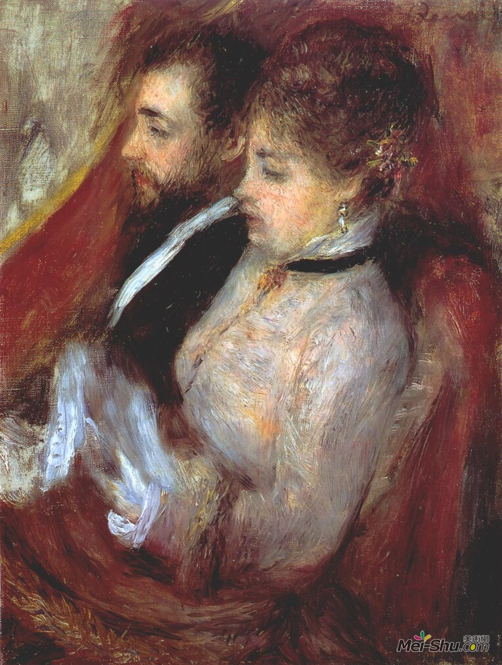 皮耶尔·奥古斯特·雷诺阿(Pierre-Auguste Renoir)高清作品《小剧场的盒子》