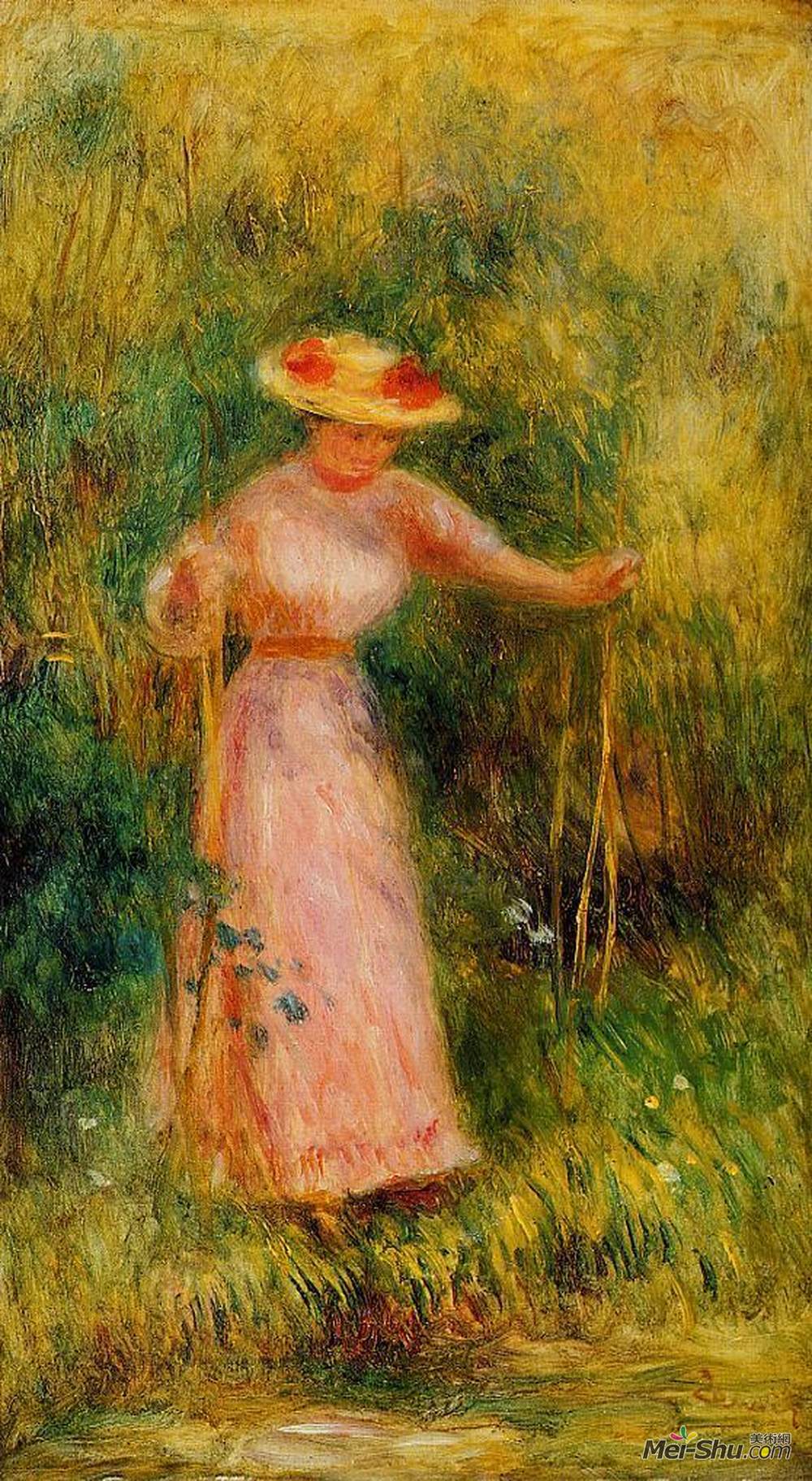 皮耶尔·奥古斯特·雷诺阿(Pierre-Auguste Renoir)高清作品《秋千》