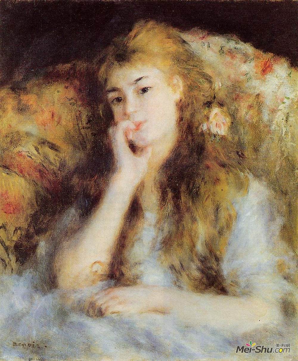 皮耶尔·奥古斯特·雷诺阿(Pierre-Auguste Renoir)高清作品《沉思者》