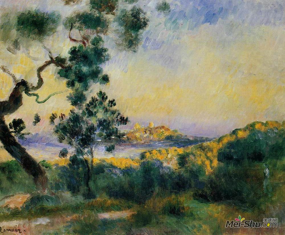 皮耶尔·奥古斯特·雷诺阿(Pierre-Auguste Renoir)高清作品《安提贝观》